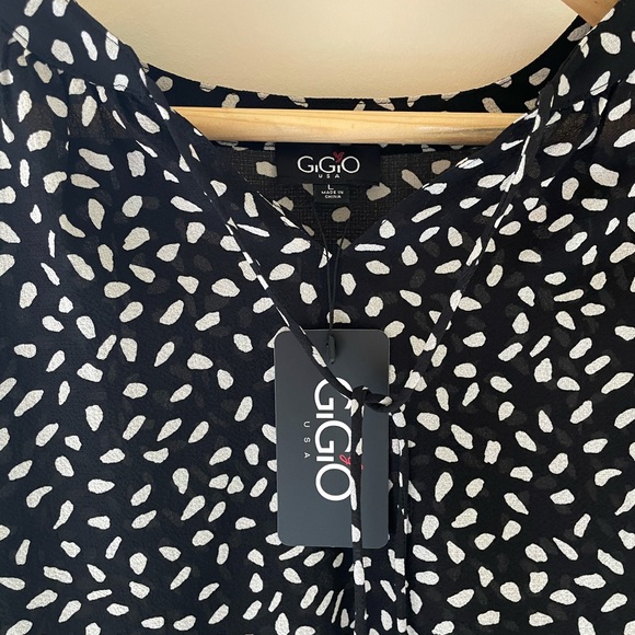 Black White Blouse by Gigio - Picture 7 of 14